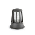Lampe de mur en aluminium E27 gris BRANNE