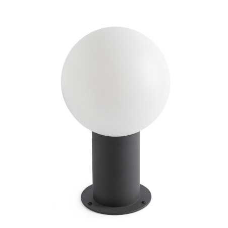 Lampe de mur en aluminium E27 gris BALADY
