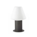 Lampe de mur en aluminium E27 gris BAUDAS