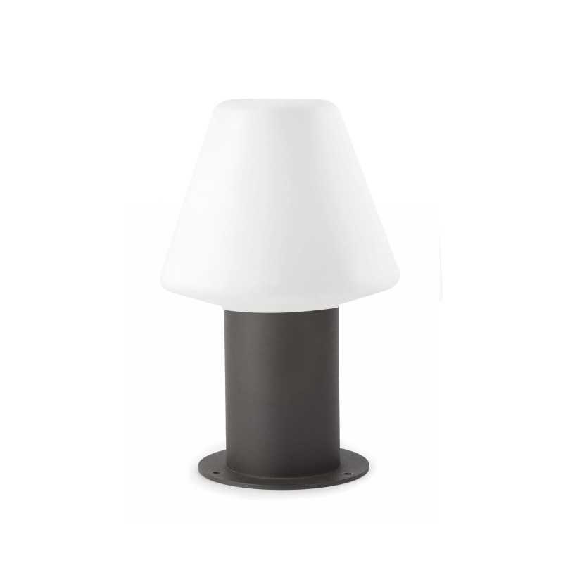 Lampe de mur en aluminium E27 gris BAUDAS