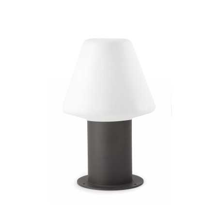 Lampe de mur en aluminium E27 gris BAUDAS
