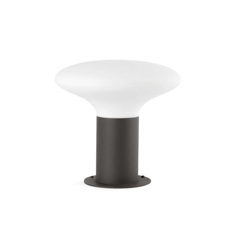 Lampe de mur en aluminium E27 gris RIVOTTE