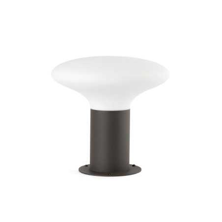 Lampe de mur en aluminium E27 gris RIVOTTE