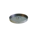 Base de lampe chromée de 140 mm de diamètre décalée.