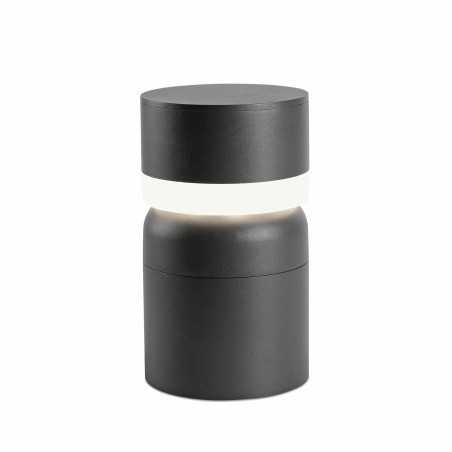 Lampe murale en aluminium à LED intégrée gris MONCLAR