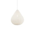POLCY suspension simple osier E27 LED couleur blanc