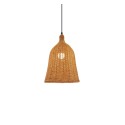 VIGUE suspension simple osier E27 LED colorée