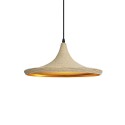 Suspension simple GRUGE chanvre E27 LED couleur bois