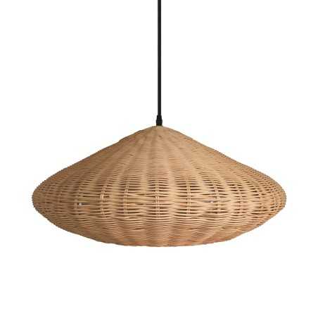 Suspension simple HARDY osier E27 LED couleurs