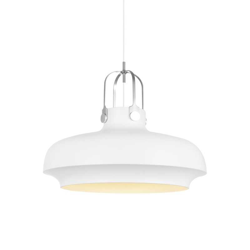 MÂLON aluminium E27 LED blanc suspension simple