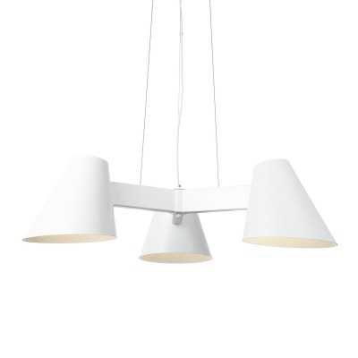 RAGNY suspension multiple aluminium E27 LED couleur blanc