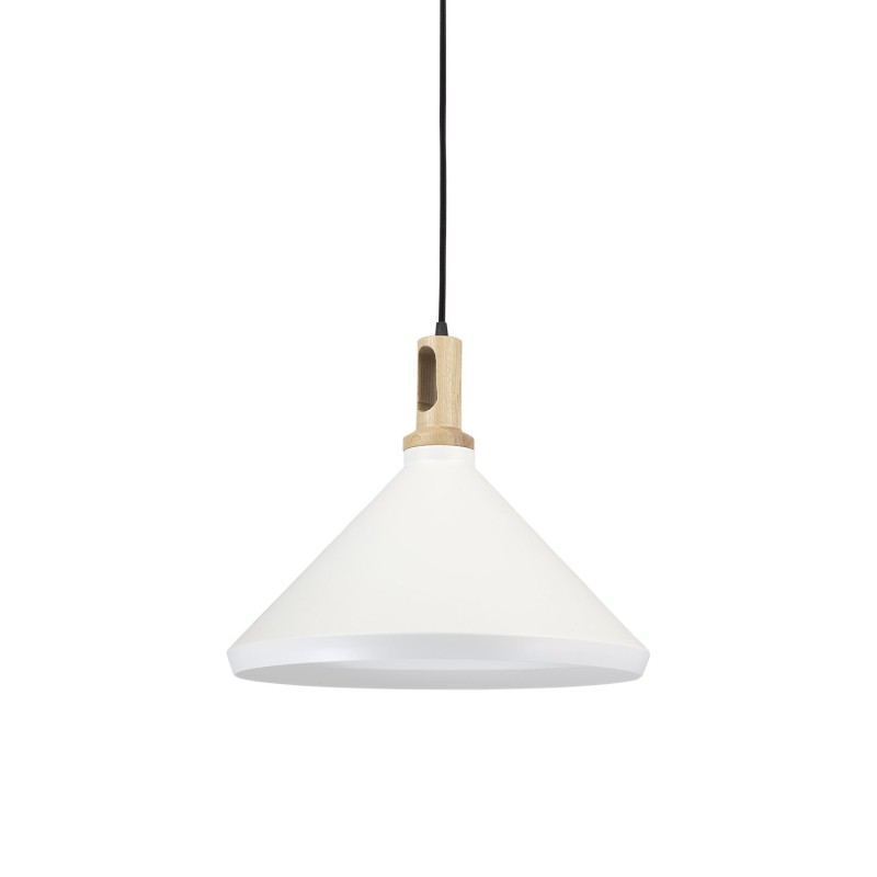 DORDAL suspension simple en bois E27 LED couleur blanc