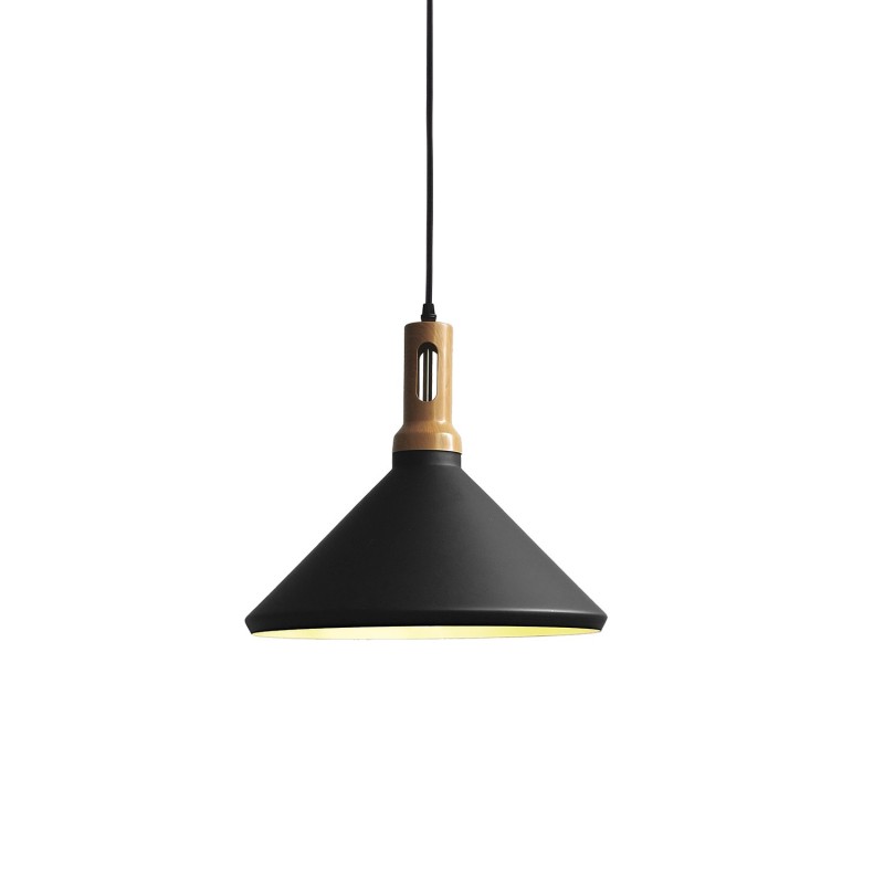 PAYRE suspension simple aluminium E27 LED couleur noir