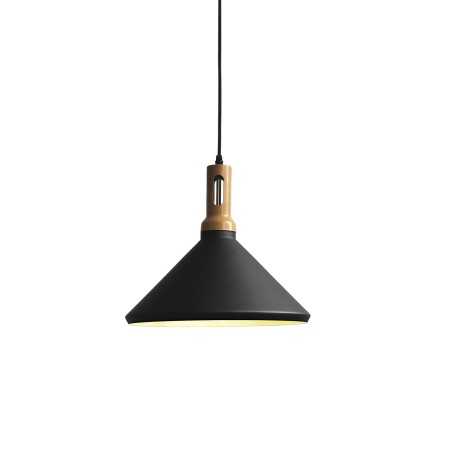 PAYRE suspension simple aluminium E27 LED couleur noir
