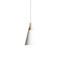 BAUDE suspension simple en aluminium E27 LED couleur blanc