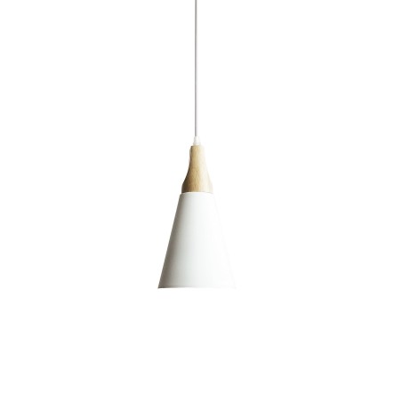 BAUDE suspension simple en aluminium E27 LED couleur blanc