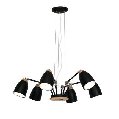 Suspension multiple NICOT bois E27 LED