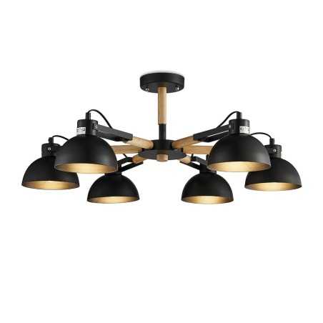 MAYOU suspension multiple bois E27 LED couleur noir