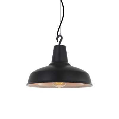 CONGE suspension simple métal E27 LED colorée