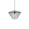 ORCUN suspension simple métal E27 LED couleur noir