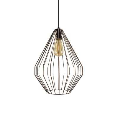 SECOT suspension simple métal E27 LED couleur cuivre brossé