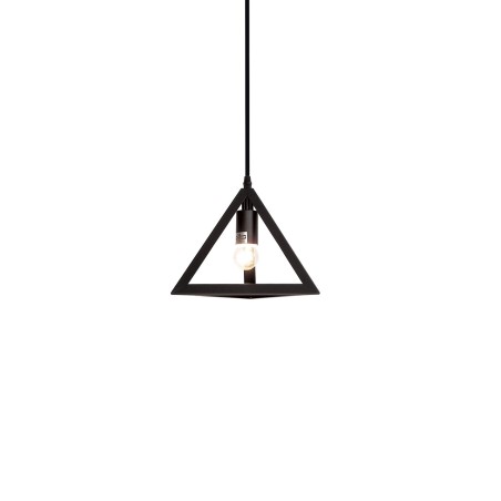 MUSOLEU suspension LED E27 simple aluminium noir