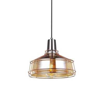 Suspension simple LIZE verre E27 LED couleurs
