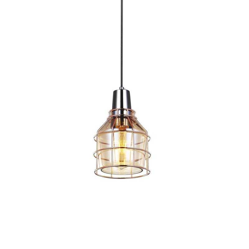 LOIRE suspension simple verre E27 LED couleurs