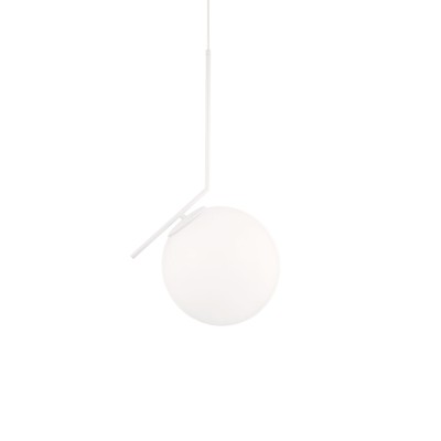 PAZANAN suspension simple métal E27 LED couleur blanc