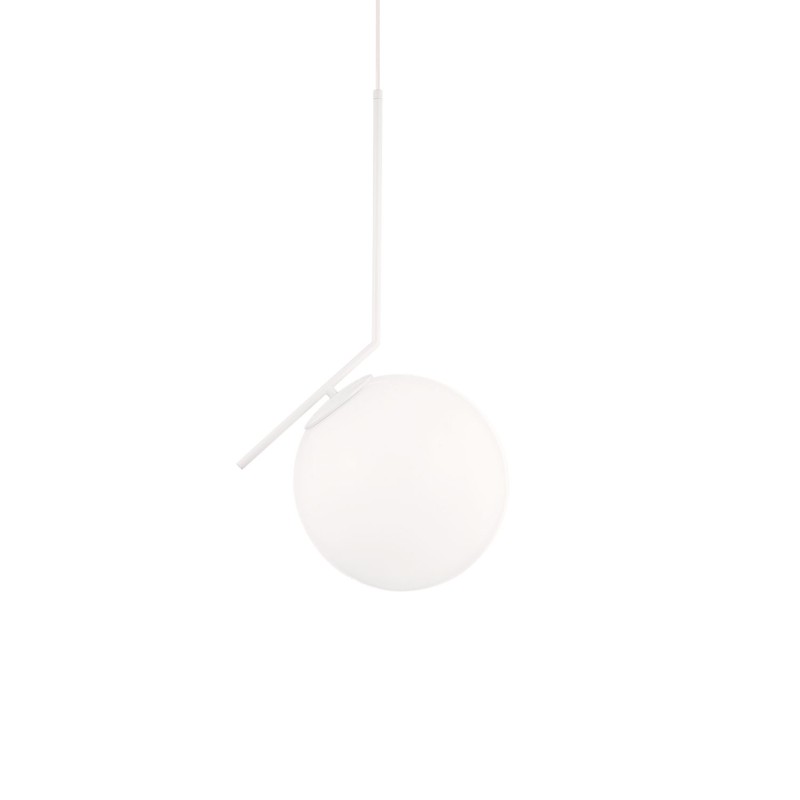 PAZANAN suspension simple métal E27 LED couleur blanc