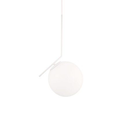 PAZANAN suspension simple métal E27 LED couleur blanc
