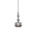 VALIN suspension simple verre E27 LED couleurs