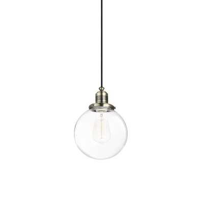 COËRE suspension simple métal E27 LED couleur bronze brossé