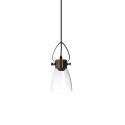 VELAY suspension simple métal E27 LED couleur cuivre brossé