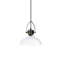Suspension simple BRYON métal E27 LED couleur cuivre brossé