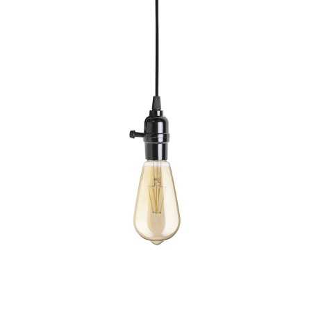 NOGLE suspension simple métal E27 LED couleur noir