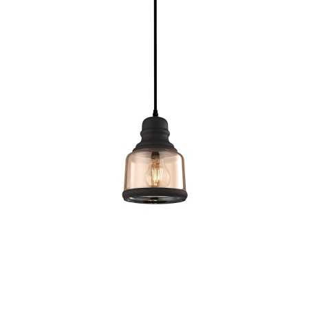 GORCE suspension simple verre E27 LED couleur ambre