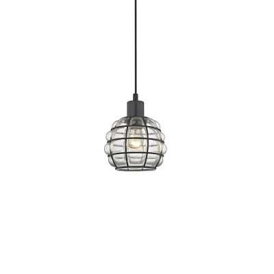 OROUET suspension simple fer E27 LED couleur noir