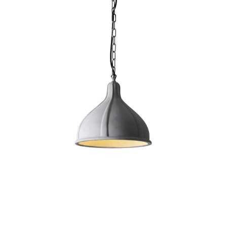 ORNAIN suspension simple ciment E27 LED couleur ciment