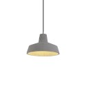 BASSE ciment suspension simple E27 LED couleur ciment
