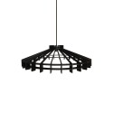 BRAIS suspension simple en bois E27 LED couleur noir