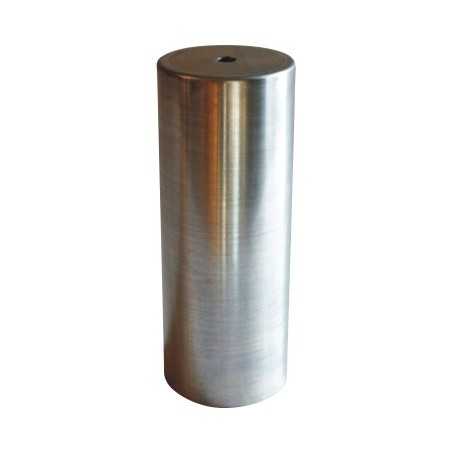 Cloche en aluminium de 200 mm de haut x 75 mm de diamètre