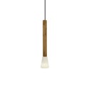 TREAU suspension simple en bois E14 LED couleur bois