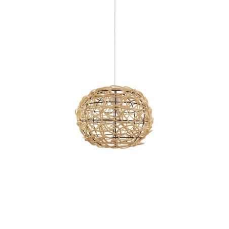LIARD suspension simple en bois E27 LED couleur bois
