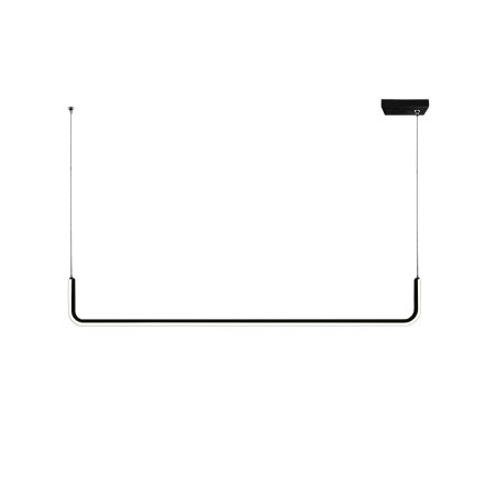 FAISE suspension LED simple aluminium 15W 720Lm noir