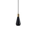 Suspension simple MUANCE aluminium GU10 noir