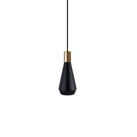 Suspension simple MUANCE aluminium GU10 noir