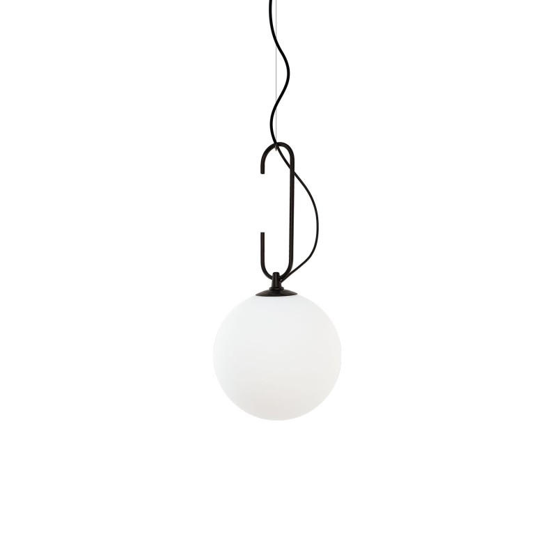 MAYET suspension simple métal E27 LED coloris noir