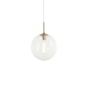 SIVRY suspension simple métal E27 LED couleur or