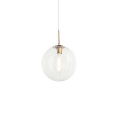 SIVRY suspension simple métal E27 LED couleur or